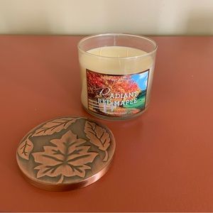 Radian Red Maple Bath & Body Works 3-wick candle. Never used.